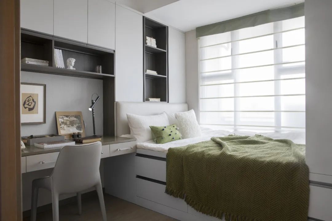 現(xiàn)代簡約風(fēng)格室內(nèi)設(shè)計家裝案例-客臥 現(xiàn)代簡約風(fēng)格室內(nèi)設(shè)計家裝案例-客臥