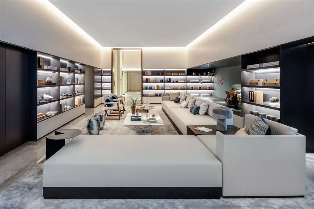 江門市方直瓏湖灣新中式風(fēng)格四居室裝修案例