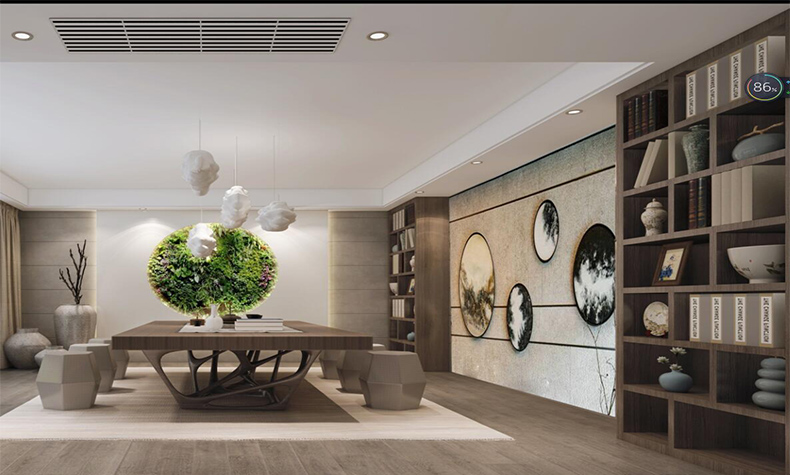 佛山市雅居樂·江畔明珠現(xiàn)代簡約風格別墅裝修案例