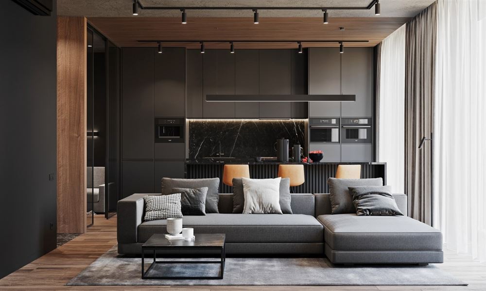 佛山市招商曦岸現(xiàn)代簡約風(fēng)格四居室裝修案例