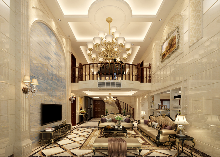 佛山市招商樾園歐式風(fēng)格別墅裝修案例