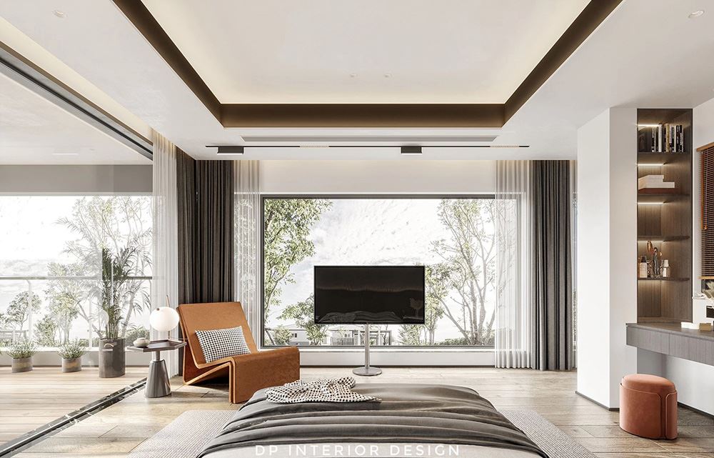 佛山市旭輝江山輕奢風(fēng)格別墅裝修案例