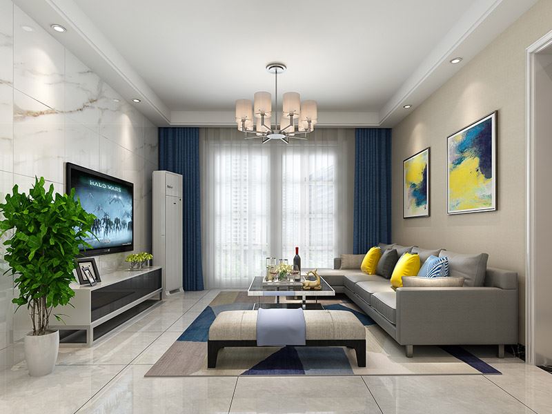 佛山市時(shí)代愛(ài)車小鎮(zhèn)(佛山)現(xiàn)代簡(jiǎn)約風(fēng)格二居室裝修案例