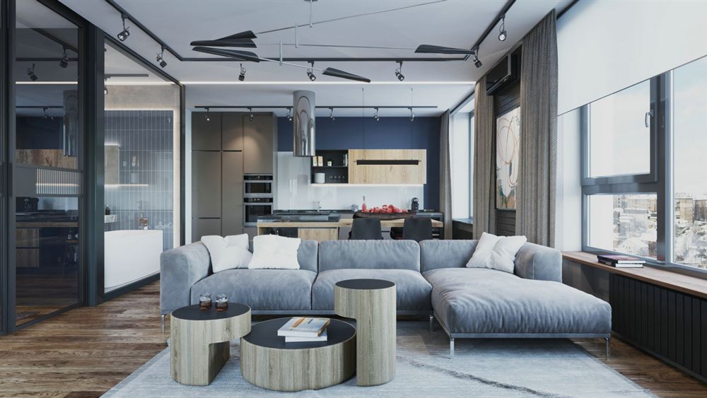 佛山市建投綠地璀璨天城北歐風(fēng)格三居室裝修案例