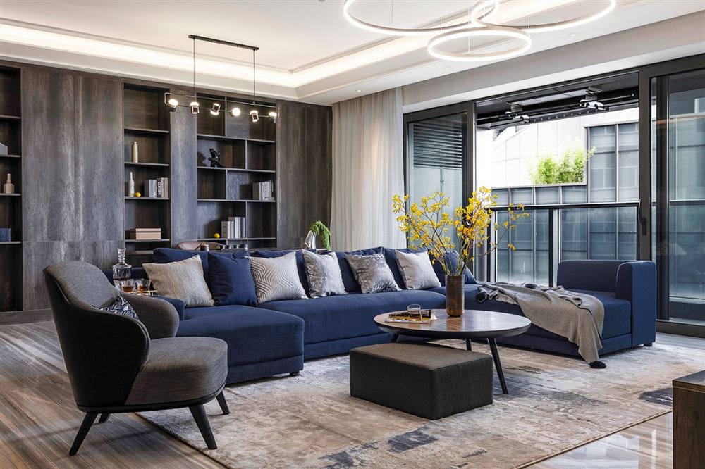 佛山市建投綠地璀璨天城現(xiàn)代簡(jiǎn)約風(fēng)格三居室裝修案例