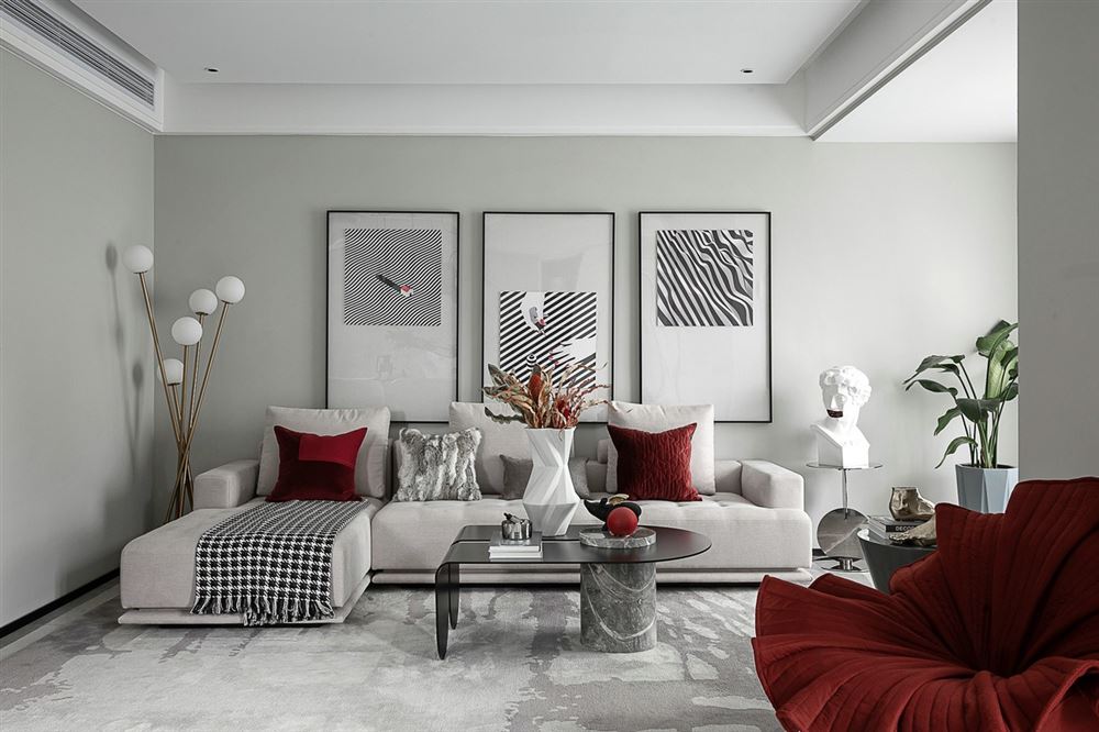 江門市恩平繁星小鎮(zhèn)現(xiàn)代簡約風(fēng)格三居室裝修案例