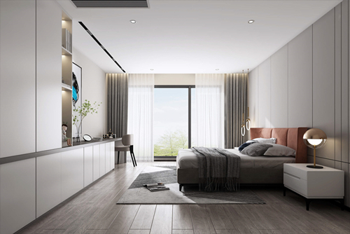 ?？谑斜箭埓髲B現(xiàn)代風(fēng)格三居室裝修案例