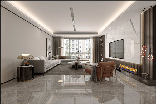 佛山市時代南灣現(xiàn)代簡約風(fēng)格三居室裝修案例